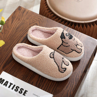 Mopshond pantoffel